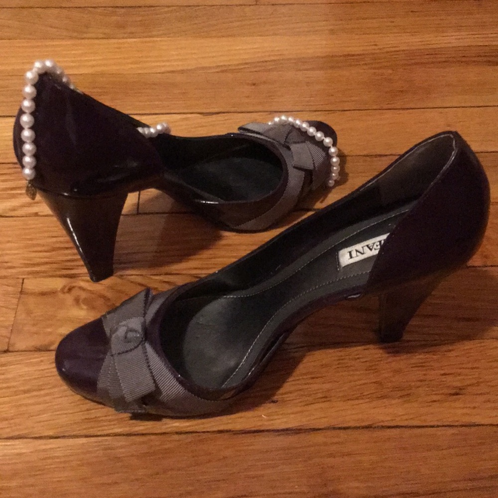 Alfani Plum Bow Pumps 7.5 - Picture 3 of 8